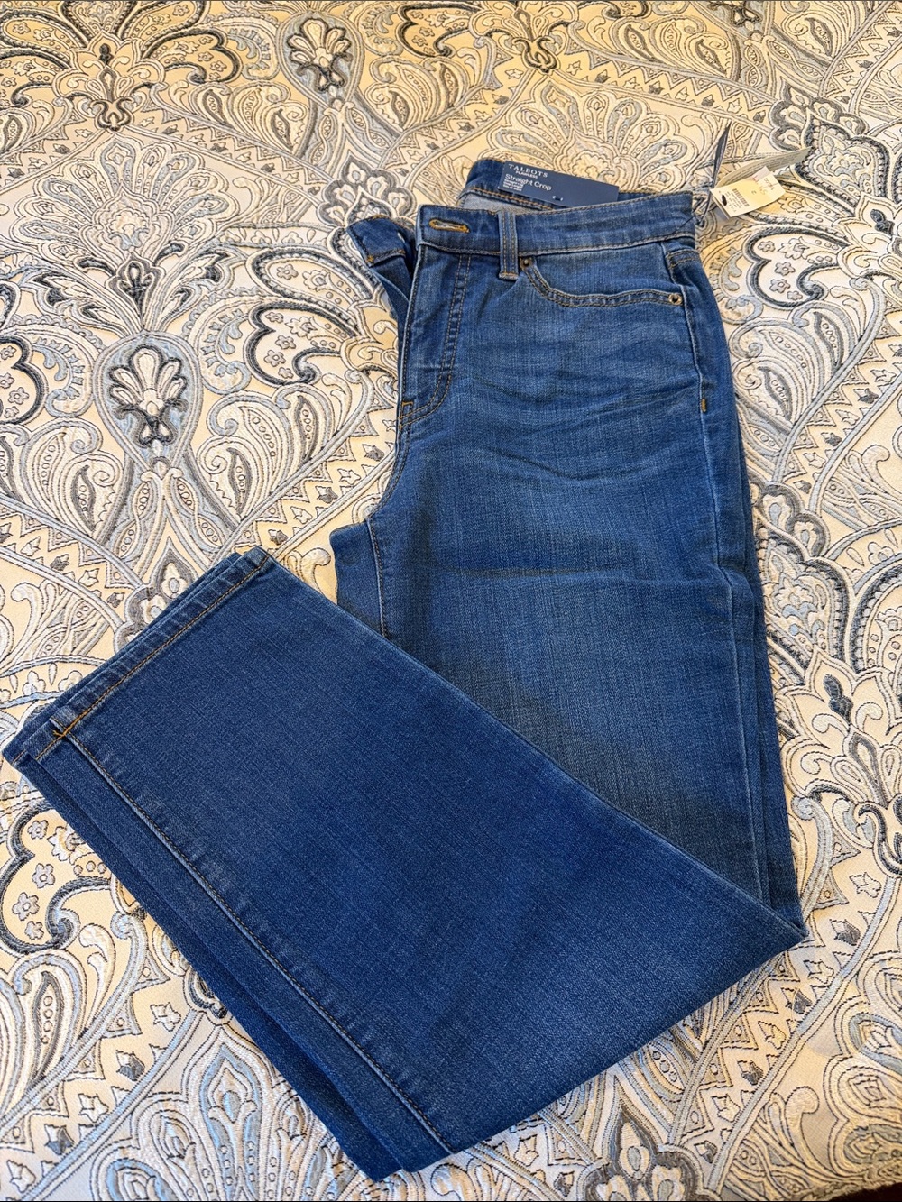 Talbots Straight Crop Ankle Jeans - Size 2 NWT